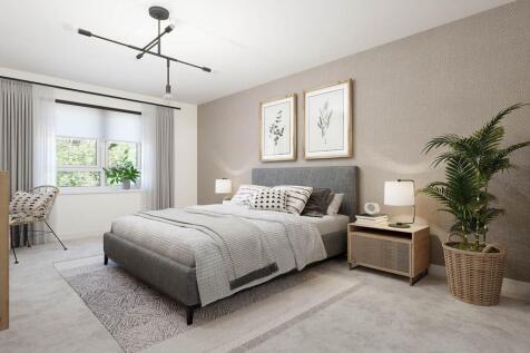 Light and airy main bedroom