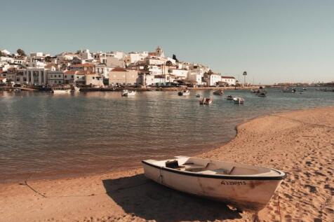 View of the Ferragudo Pier
