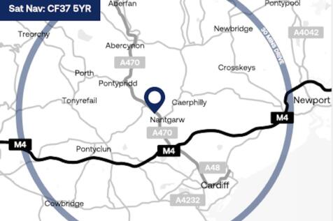 Treforest location Plan Mileway.png