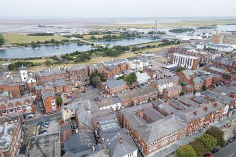Drone picture of building &amp; views 