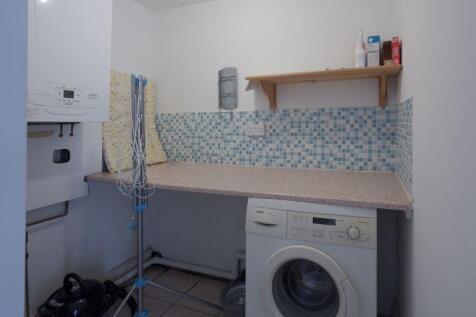 Utility with washing machine