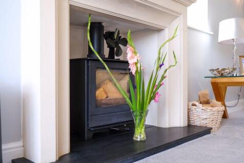 Log fire