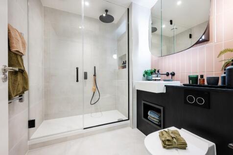 Sleek bathroom