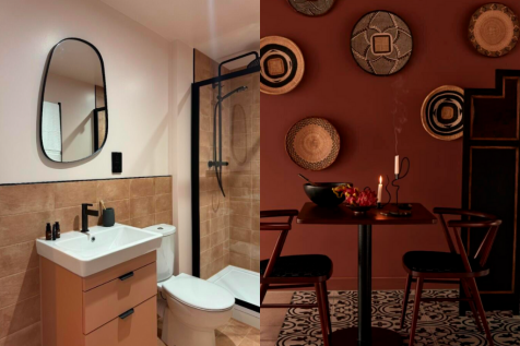 Bathroom and dining