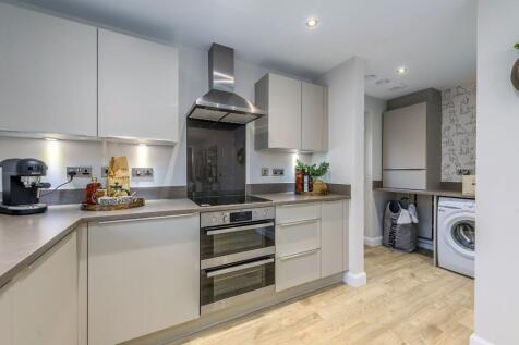 Kitchen and utility room in 4 bedroom Balloch house type