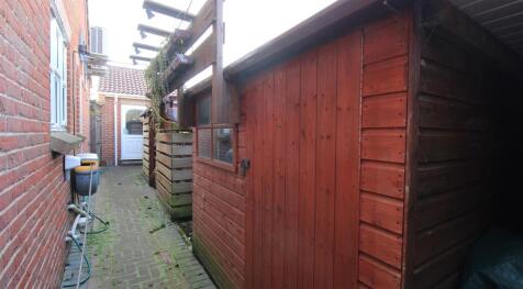 Shed and wood store