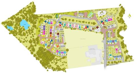 Hazelfields siteplan