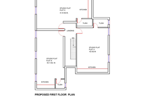 PROPOSED LAYOUT FLATS (FF)