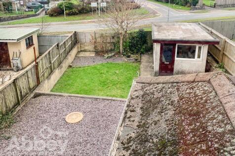 View of the rear garden from Bedroom ...