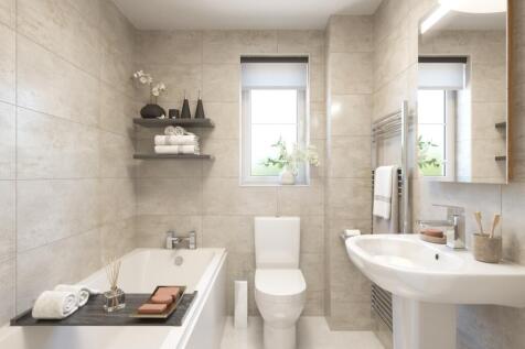 Main bathroom in the Alverton 2 bedroom home