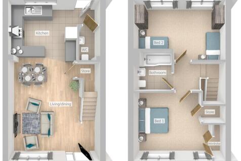 2 Bed Floors Plot 6 to 8 - Johnstone Close.jpg