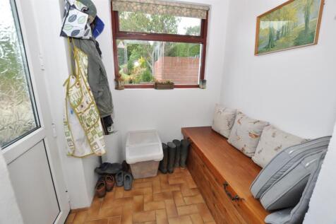 Rear entrance porch