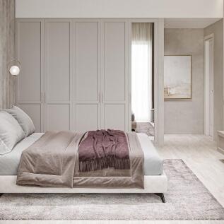 Bedroom, wardrobes