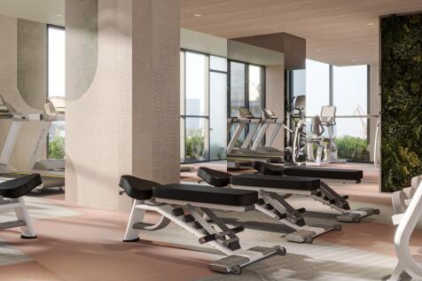 Gym, with view
