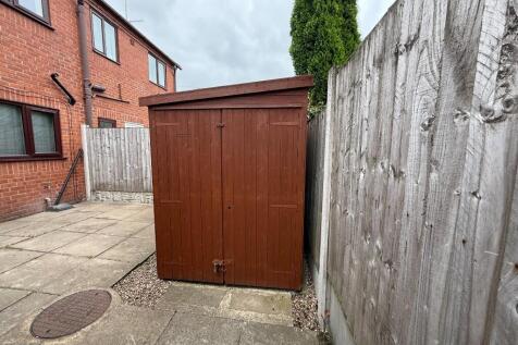 Rear of property