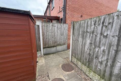 Rear of property