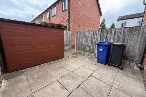 Rear of property