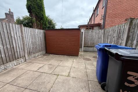 Rear of property