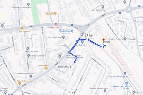 Map To Train Station