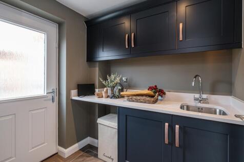 Avondale navy utility room