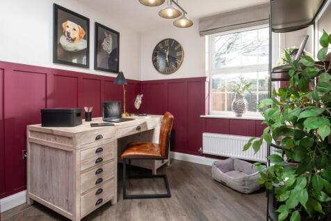 Burgundy Avondale study at Rose Place