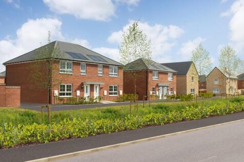 Typical Barratt homes street scene