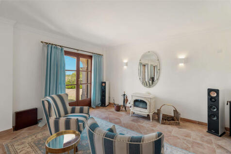 Living room with fireplace