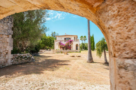 View of the villa from the small house