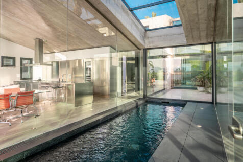 Indoor pool in the heart of the house