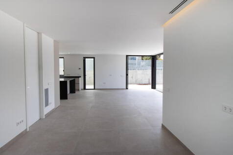 View of the kitchen-dining area from the living area