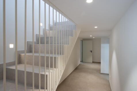 Access to underground car park via stairs