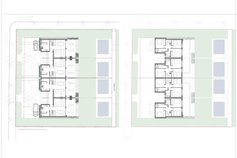 Grundriss EG &amp; OH mit Garten