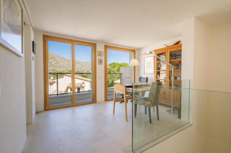 Study on the second floor with impressive panoramic mountain views