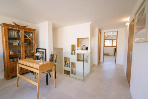 View from the study to the master bedroom