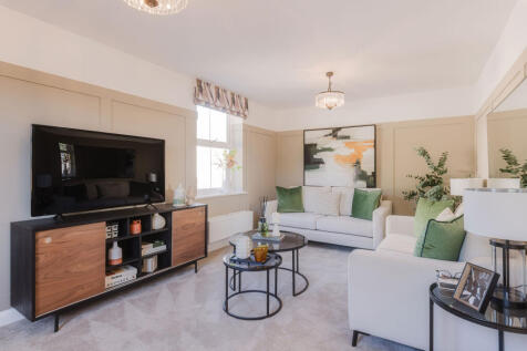 Spacious lounge in the Hadley 3 bedroom home