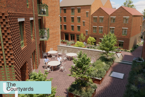 The courtyards