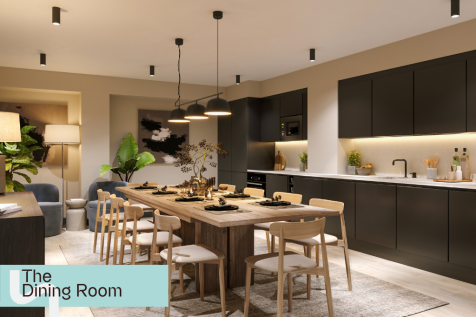 The dining room