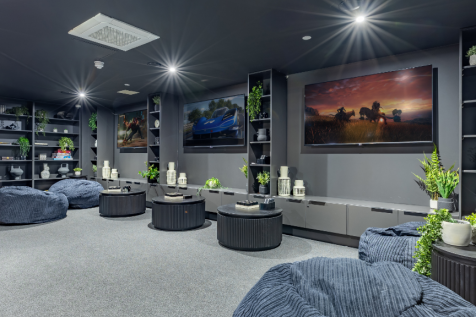 The games room