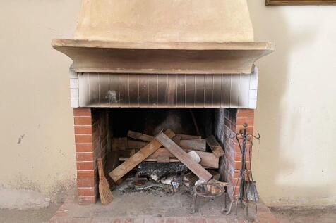 working fireplace 