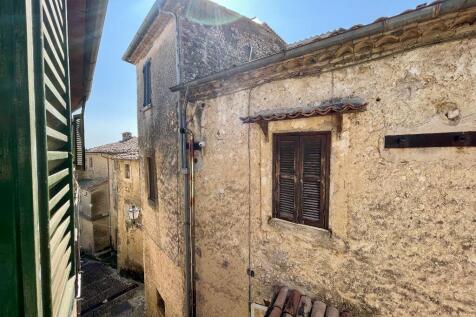 view, medieval alley