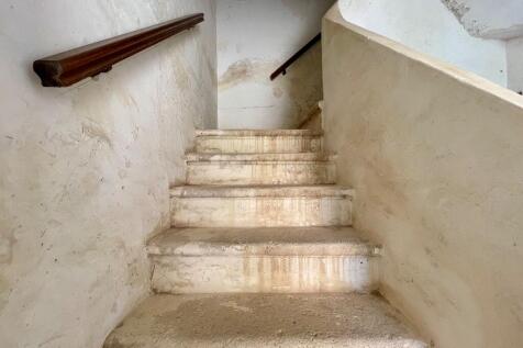 travertine staircase