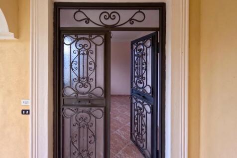 wrought iron door