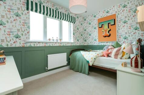A fourth bedroom can be used as a nursery or home office