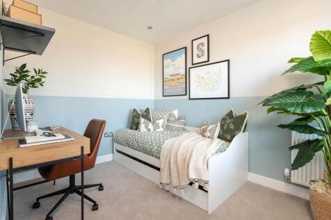 A bedroom could also be used as a nursery or home office