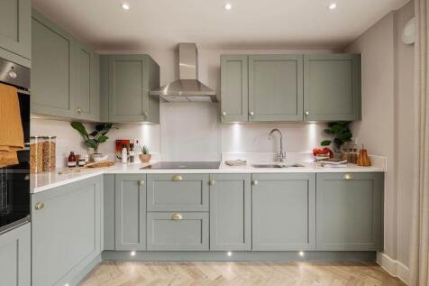 A brand new, modern kitchen is ready to go from the day you move in