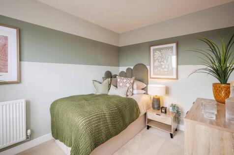 A third bedroom could also be used as a home office or nursery