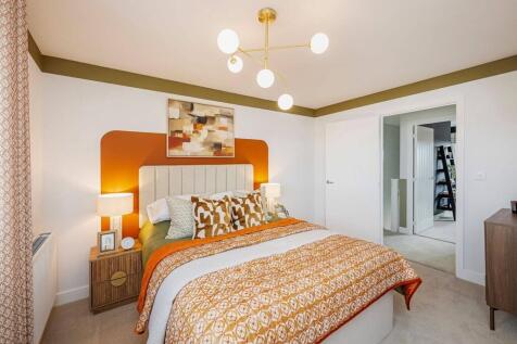 The main bedroom offers space to relax away from the rest of the home