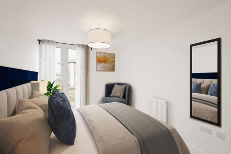 The main bedroom is perfect for unwinding in the evening