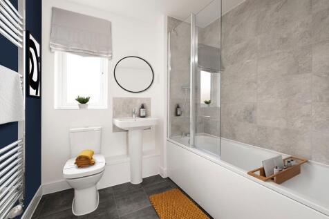 A bathroom completes the apartment