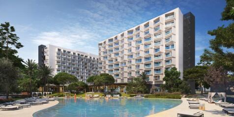 Resort view pool
